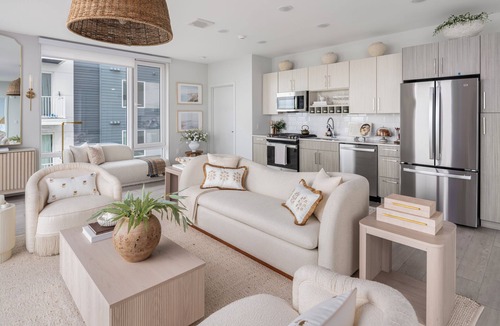 Revere Condo | Designer Oceanfront Retreat Featured in Architectural Digest ☀ Steps from Beach