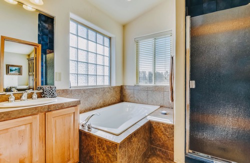 Pagosa Highlands House | Dog-friendly home among the trees w/ fireplace, yard, & large deck