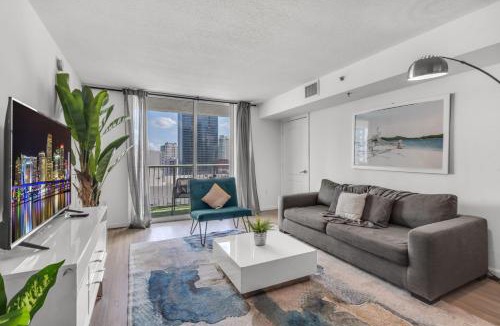 Brickell Apartment | Enjoy Brickell Living 2 BR Retreat With Free Parking