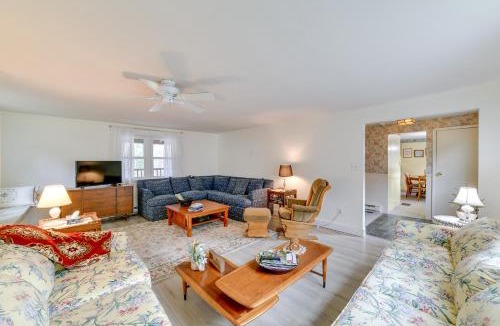 Walton House | Fire Pit and On-Site Pond Wooded Walton Home!