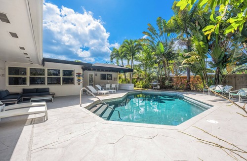 North Corals House | FORT LAUDERDALE Spacious house with heated pool and garden