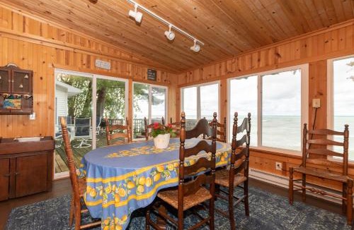 Covert House | Front seat view of Lake Michigan for beautiful sunsets and crashing waves