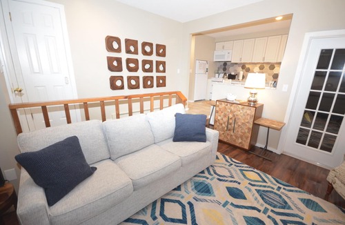 Maple City Condo | Glen Arbor condo in the woods w/screened porch, A/C, washer/dryer