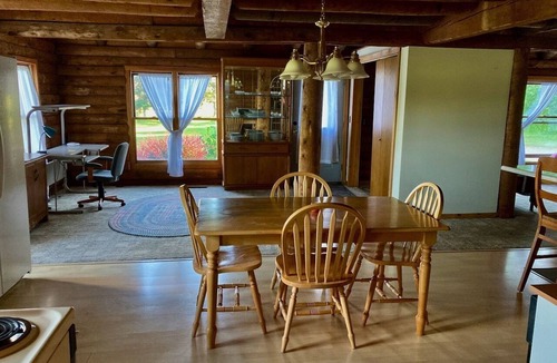Garden Cottage | Gorgeous Views of Garden Golf Course from this Rustic Log Cottage - Golf, Fish, Hunt, Hike, Bike Central U.P. 1 HR to Pictured Rocks.