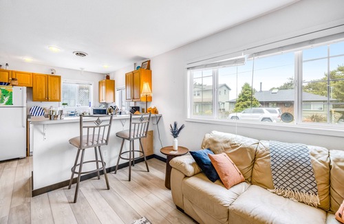 Roads End House | Inviting Haven with Large Yard, WiFi & Partial Ocean View - Steps to Beach