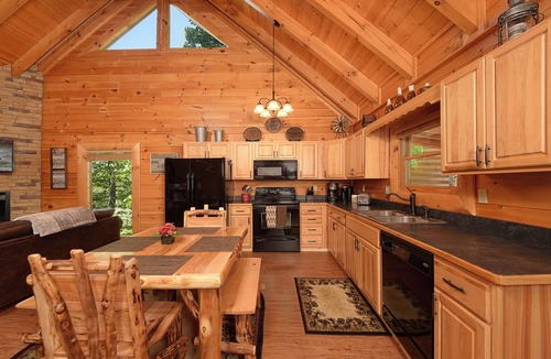 Sevierville Cabin | Just Renovated, Gated Resort, Mini-Golf, WiFi, Pools, Game Loft & What a View!