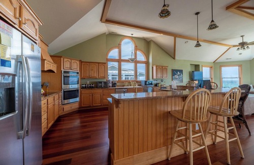 Kitty Hawk House | K2006 Castle in the Sand. Oceanfront, Pool, Hot Tub, Media Room, Elevator, Your Luxury Getaway