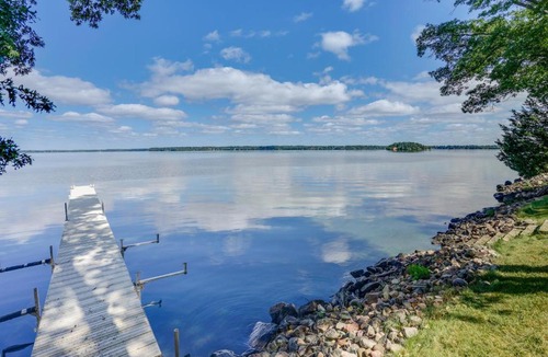 Lake Wissota House | Lakefront Chippewa Falls Haven with Private Deck!