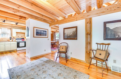 Corinth House | Lakefront Corinth Log Home: Private Dock, Fire Pit