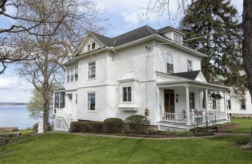 Town of Ledyard Apartment | Lakefront Home in the Heart of Aurora, Sunset Ready!