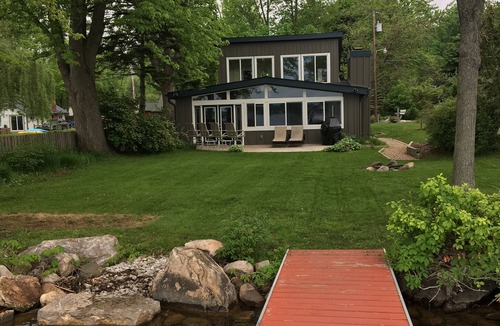 Hamburg Township House | Life is better on Portage Lake. SUMMER FIREWORKS- viewable from House