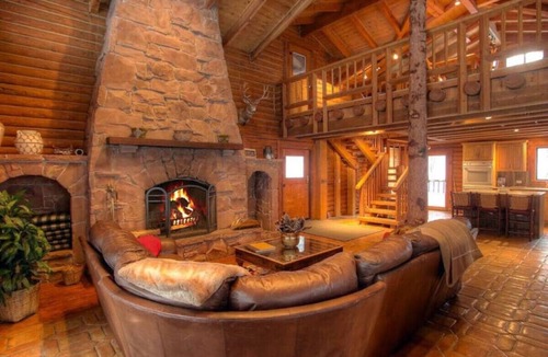 Sundance Cabin | Log Cabin On The Stream w/hot tub Mountain Cabins Utah