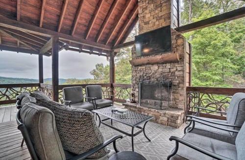 Ridges Over the Lake House | Long-Range Views Game Room Fire Pit Pets