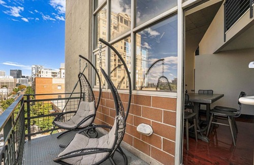 Golden Triangle Apartment | Luxury City Loft w/Breathtaking Mountain Views in Golden Triangle Art District