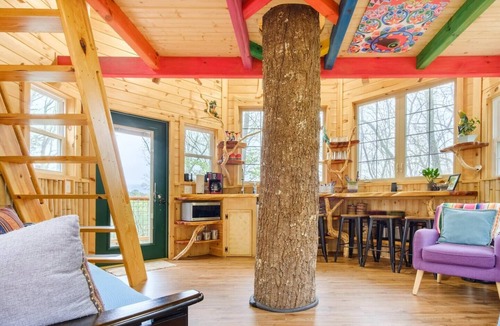 Copperhill Cabin | Magical Treehouse ~ Mountain Views ~ Dog Friendly
