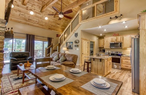 Chalet Village North Cabin | Make Great Family Memories! Hot Tub + Location!