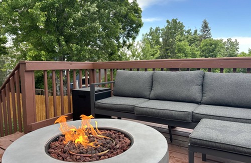 North Central Westminster House | Mid-Mod Oasis: Unwind with Hot Tub and Fire Pit