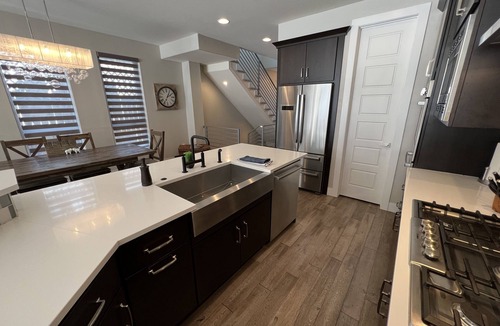 Sloan Lake House | Modern 4-level home, 3500 sq ft, in the Highlands, 3 miles west of downtown.