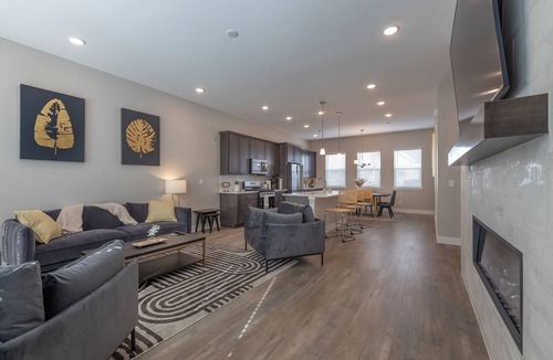 Northfield House | Modern Townhouse with Rooftop Oasis in Denver