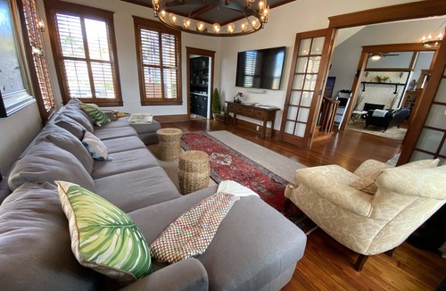 San Jacinto House | My Blue Heaven Luxe Beach🌞 Heated Pool 🌞 near Pier & Strand 🌞 2 King Beds 5 Star