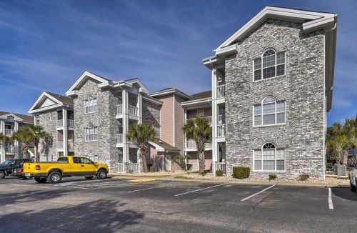 Central Myrtle Beach Apartment | Myrtle Beach Condo Golf Course and Pool View!