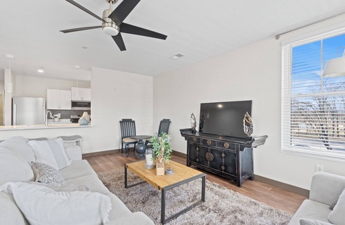 Arlington Apartment | New! 1BR 1BA Apt in Downtown Historic Arlington Depot Square, Large Balcony