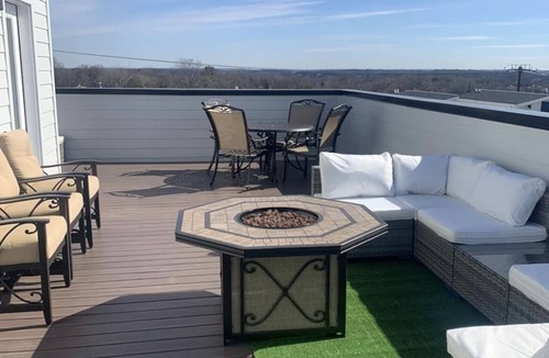 Madison House | New Rooftop Deck Home in Nashville-Ping Pong Table