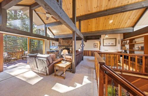 Tahoe Sierra Estates House | Nightingale Retreat by Tahoe Getaways - 3BR, Close to Tahoe City, Walk to Bike Path & Private Beach Access