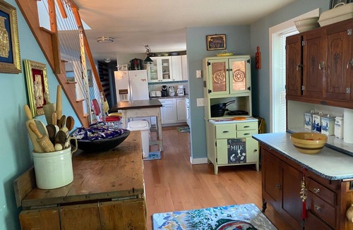 Lamoine Beach House | Oceanfront property with spectacular views of Acadia Park and cruise ships.