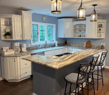 South Haven House | Off The Hook Spacious Home with Pool Firepit Large Yard