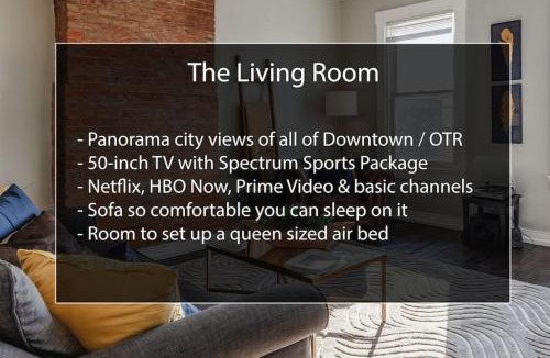 Over-the-Rhine Apartment | OTR Penthouse Walk Everywhere FREE Parking