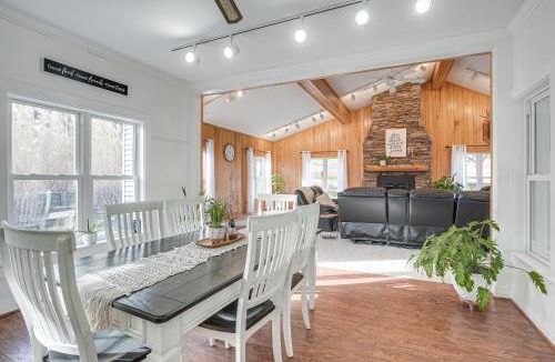 Bellville House | Patio and Scenic Views Modern Ohio Farmhouse