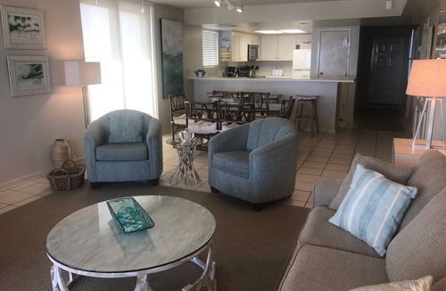 Orange Beach East Condo | Peaceful, Beach-front Escape in Orange Beach! 3/3 with pool and more!