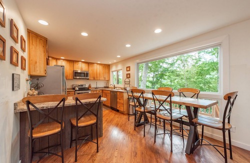 Swanton House | Peaceful Lakefront w/Fireplace & Views