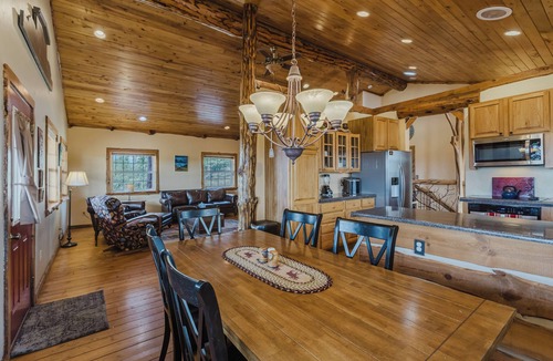 Timber Ridge Ranch House | Peaceful Mountain Home with Deck Views, Game Room, and Easy Uptown Access