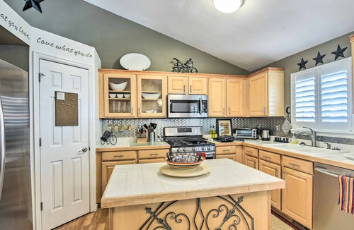 Thornton House | Peaceful Thornton Home w/ Multi-Level Deck!
