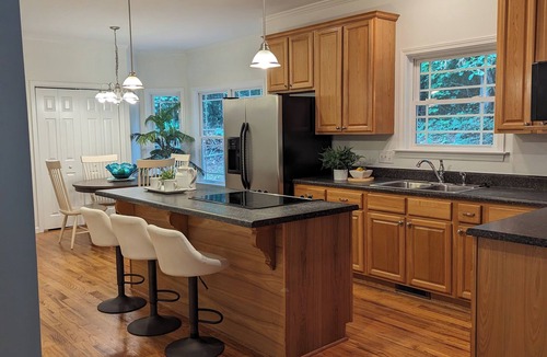 Clemson House | Perfect location, space for groups, 3 mi from CU! Across from Patrick Square!