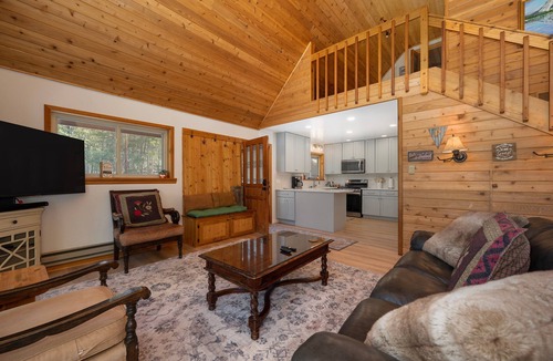 Granby Cabin | Pet Friendly! Wood Fireplace, Wraparound Porch, Firepit, Close to Lake Granby and Highland Marina