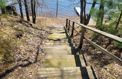 Solon Springs Cabin | Pinewood Cabin on Upper Eau Claire Lake in Barnes, WI