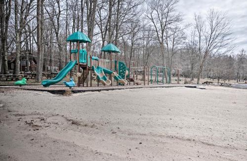 Locust Lake Village House | Pocono Log Cabin Fireplace, Fire Pits and Amenities