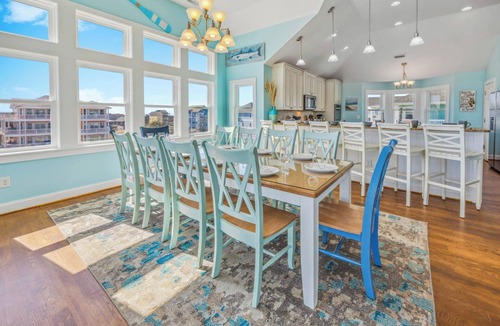 Rodanthe House | Premier Oceanfront Dog Friendly w/Pool, Hot Tub, Elevator, Theater and Game Rms