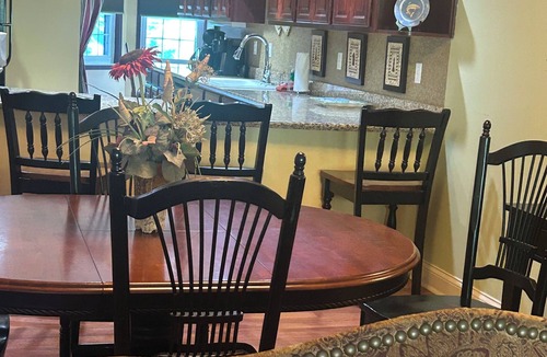 Gatlinburg Condo | PRICE DROP Back on the market corner 2-bedroom on the creek with Mountain View’s