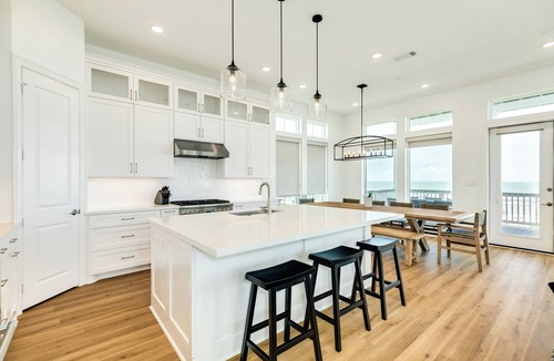 Beachside Village House | Private Beachfront Home w/5 Decks, 3 Suites, Fenced Yard in Beachside Village