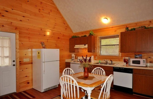 Gatlinburg - Pigeon Forge Cabin | Private Cozy Cabin/WiFi & Linens Provided/Heart-Shaped Jaquzzi Tub