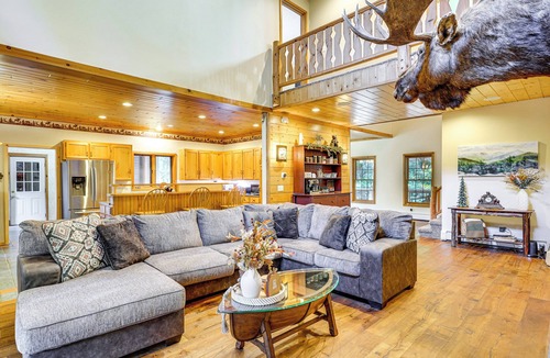 Old Forge Cottage | Private Deck & Fire Pit: Adirondack Family Home