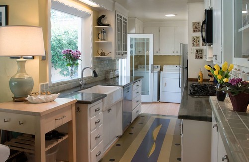 Valley Village House | Private Garden Home with Large Saltwater Pool, Serene Office, Fireplace etc.