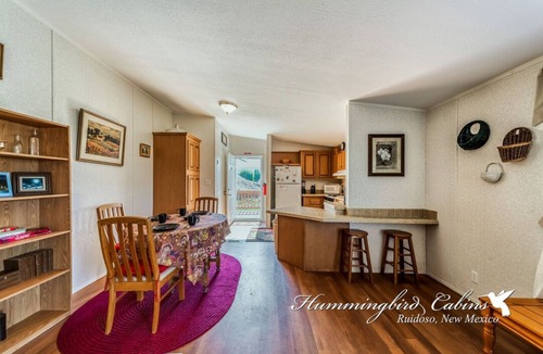 Ruidoso Downs House | Redman! A single level, cozy cabin on a hill with a direct view of the Ruidoso Downs Racetrack!