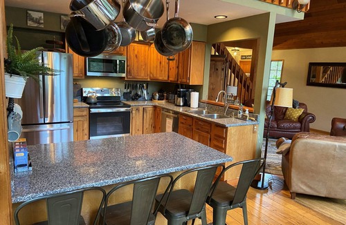 Gold Bar Ski Chalet | Riverfront Chalet with Spectacular View in Cascade Mountains of Stevens Pass