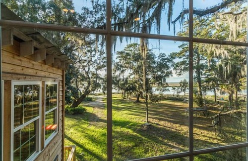 St. Simons Island House | Riverfront House With Dock Sleeps 8