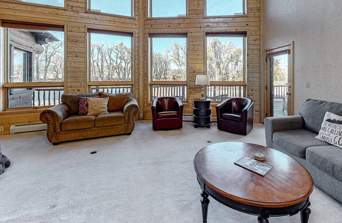 South Fork House | Riverfront House on Private Ranch w/Mountain Views, Grill, Gourmet Kitchen